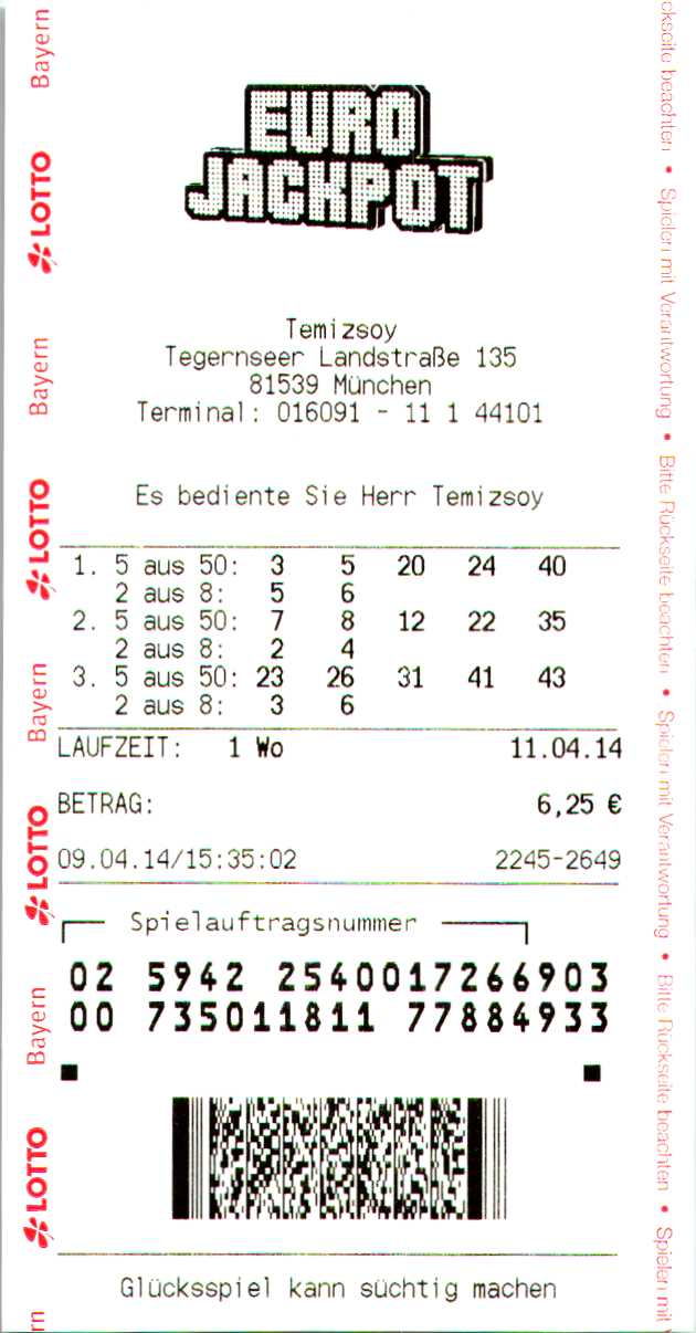 Euromillions Germany